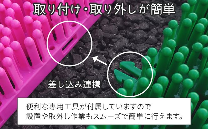 ＼選べる枚数・カラー／スノーボードブランド監修 オフトレ用 グラトレブラシ 15枚入 or 20枚入/白・緑・ピンク グラトリ練習用 グラトリ グラトレ トリック オフトレ オフトレーニング 人工芝 地上練習 スノーボード スノーボードブランド監修