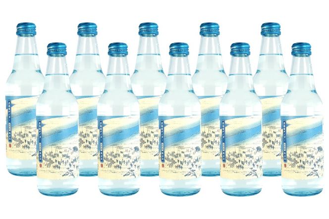 サイダー 東海道サイダー 340ml × 10本 [翔栄通商 静岡県 吉田町 22424717] 炭酸 炭酸飲料 瓶 ソーダ 浮世絵 ご当地サイダー 木村飲料