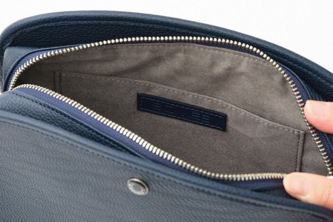 SOMES ショルダーバッグ （ブルー）RE-32 [ソメスサドル 北海道 砂川市 12260752-a] ソメス レディース 本革 革 革製品 革鞄 革バッグ 鞄 かばん レザー 斜めがけバッグ 斜めがけ