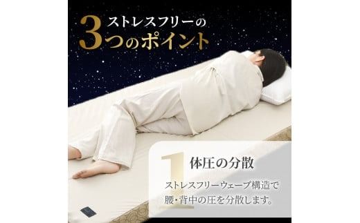 ふじやま織西川敷きふとん【ベルトで留める丸巻きタイプ】Sサイズ～Dサイズ