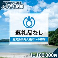＜返礼品なし＞鹿児島県阿久根市への寄附(1口 100,000円) 寄附金 寄附のみ 寄付 応援 支援 ふるさと応援 使い道 地域支援 地域活性化 【阿久根市】akn999-05