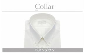 ケアも簡単！安心して着れる綿ポリ混紡メンズ用ドレスシャツ「8Lサイズ」衿型ボタンダウンカラー 1080042