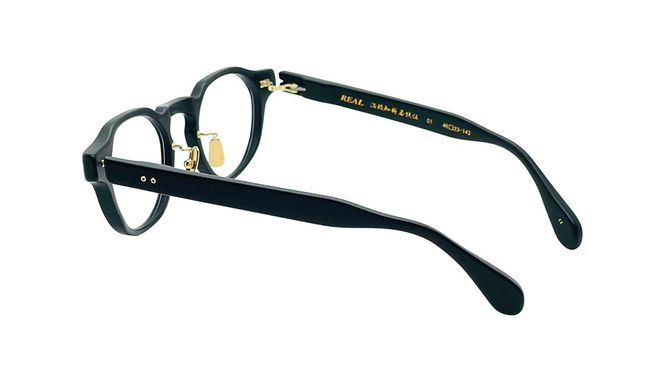 【 リアル メガネ タートル 】ＲＥＡＬ 温故知新 若狭 伍 度無しブルーライトカットレンズ＆老眼レンズ対応 眼鏡 メガネフレーム 国産 鯖江製