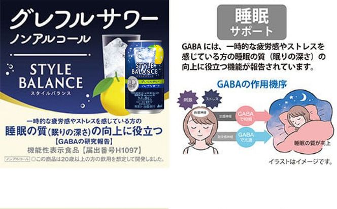 アサヒスタイルバランス ノンアルコール飲み比べ4種アソート（ゆず・レモン・グレフル・シャルドネ）350ml×24缶（4種類×各6缶） アサヒ スタイルバランス ノンアルコール ノンアル 4種 飲み比べ セット 茨城県 守谷市