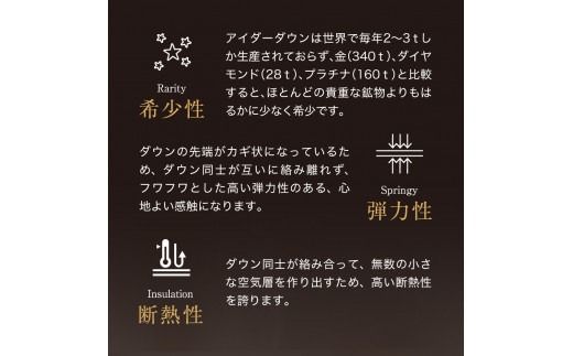 【老舗寝具メーカーロマンス小杉監修】羽毛の宝石「アイダーダウン」と上質なマザーグースを組み合わせた二層式羽毛掛けふとん(シングル)