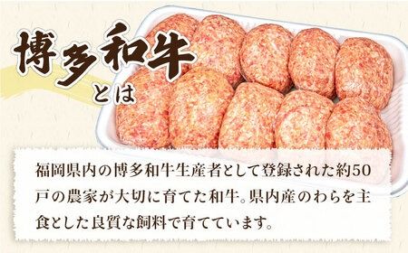 【A4ランク博多和牛入り】 特製生ハンバーグ 150g×10個 糸島市 / 糸島ミートデリ工房 牛肉 黒毛和牛 ハンバーグ [ACA253]