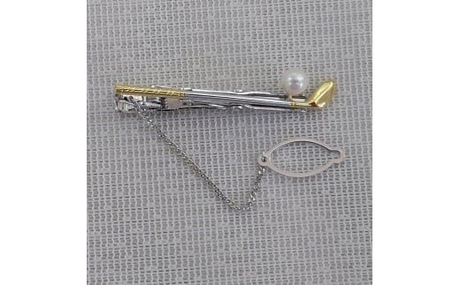 25-17伊勢志摩あこや本真珠ネクタイピンゴルフクラブ(ドライバー)