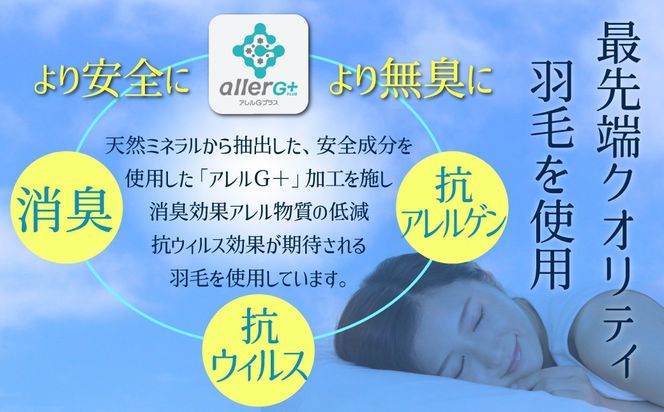 【高さが選べる】天使の羽毛枕 ダウンピロー レギュラークラス (50×90cm) / やや低め 寝具 枕 ふかふか ホテル 睡眠改善 H115-068