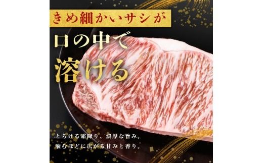 【数量限定】鹿児島県産黒毛和牛サーロインステーキ 200g×4枚 b7-011