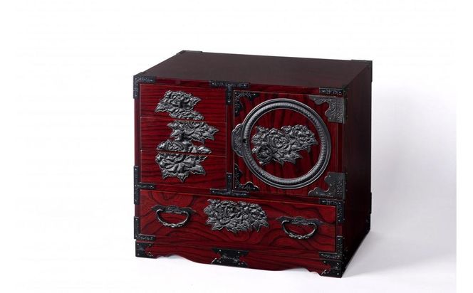仙台箪笥　弐番　木地呂塗【伝統 工芸品 グッドデザイン賞 タンス たんす 和タンス 仙台】 041009_GJ005