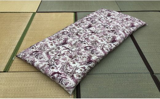 ふとん打ち直し　天然防ダニアロエ加工生地　ミスティ柄　２枚組【CW90W】（滋賀県　近江八幡市）