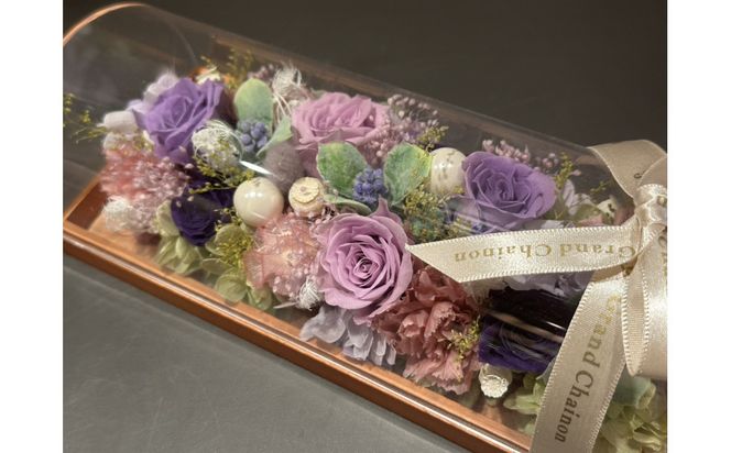 ドルチェ フラワーアレンジメント【紫】 322032_GC001VC03