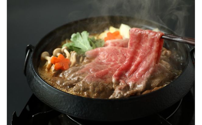 1027.鳥取和牛赤身すき焼きしゃぶしゃぶ用600g（300g×2） 313726_AJ121