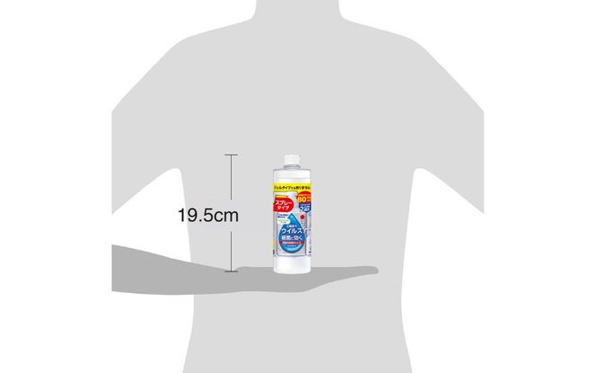 ハンドラボ手指消毒スプレーVH詰替用４８０ｍｌ×４ dosh0003