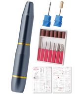 【ネイリスト監修】 電動ネイルマシン ネイルマシン ネイル ブラック*ゴールド 【kw0286-0051-1】