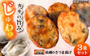 牡蠣のさつま揚げ 3個セット 糸島市 / カキ小屋 住吉丸[ACJ016]