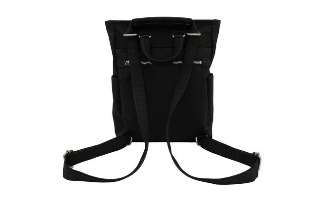 エコステップリュックショルダーバッグ(No.4009-01) ブラック / 2way リュック ショルダーバッグ 肩掛け メンズ レディース バッグ かばん カバン 鞄 日本製 木和田