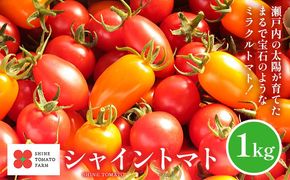 シャイントマト 1kg シャイントマトファーム《1月中旬-6月中旬頃出荷》岡山県 笠岡市 トマト 野菜 ミニトマト【配送不可地域あり】---S-13---