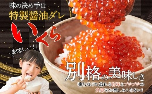 【年内配送 12月14日まで受付】3595.  無地熨斗 うに 100g いくら醤油漬け 200g ウニ チリ産 冷凍 いくら 二色丼 雲丹 イクラ 海鮮 海鮮丼 うに丼 いくら丼 いくら醤油漬け のし 名入れ不可 送料無料 北海道 弟子屈町