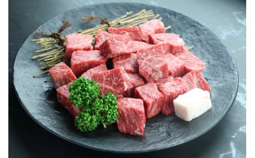 近江牛サイコロステーキ【400g】　【CO01W】（国産牛　和牛　ブランド牛　ブランド和牛　黒毛和牛　牛肉　肉　高級　人気　おすすめ　神戸牛　松阪牛 に並ぶ 日本三大和牛 近江牛）

