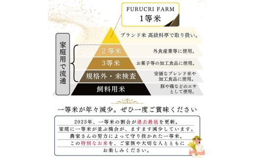 【定期便全12回】【順次発送中】◇令和7年産◇FURUCRI FARM 余市産 ななつぼし(玄米) 5kg×12回_Y067-0330