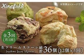 【全3回定期便】スコーンのイメージ変えてみませんか？定番スコーン12個セット 《糸島》【キナフク】[AFA013] 洋菓子 焼き菓子 卵不使用 スコーン お菓子 自宅用 個包装 セット 詰め合わせ
