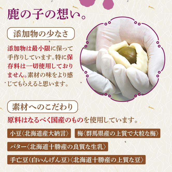 【老舗の菓子屋】築上銘菓「 梅の実 」12 個《築上町》【有限会社 御菓子司 鹿の子】[ABAC019]