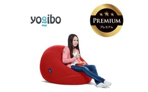 Yogibo Drop Premium（ヨギボー ドロップ プレミアム）＜レッド＞【ビーズクッション ビーズ 座椅子 椅子 クッション ビーズソファー ビーズソファ 新生活 プレゼント インテリア 家具 ベッド ゲーム】-[G763-20]