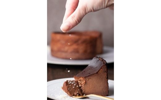 「メゾン　フジヤ」のガトーショコラフロマージュ（１２㎝）_HD080-005