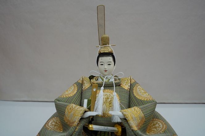 飾り台セット“正倉院”】人形作り40年 “平安天鳳”作 京都西陣織 飾り台セット“正倉院”】人形作り40年 “平安天鳳”作 京都西陣織