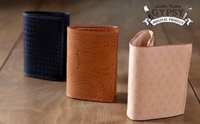 【革工房GYPSY】三つ折りコンパクトウォレット 261009_B-MQ03