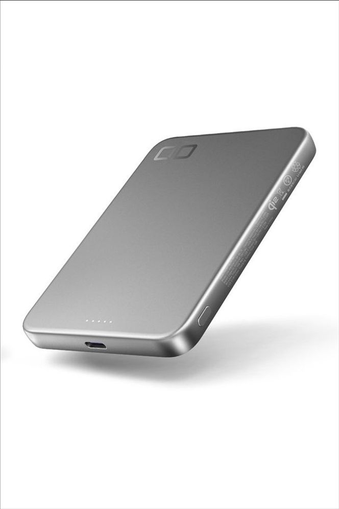 CIO 発火しにくい モバイルバッテリー 5000mAh SMARTCOBY SLIM II Wireless2.0 SS5K シルバー｜小型 軽量 おしゃれ 便利 [2651]
