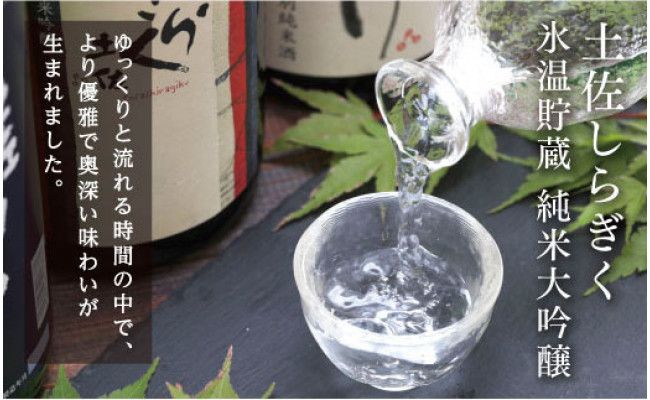 【CF-R7hbk】SSJ005　コロナ 緊急支援 土佐しらぎく 氷温貯蔵 純米大吟醸 720ml＜高知 芸西村 仙頭酒造場 酒 日本酒 土佐 しらぎく＞