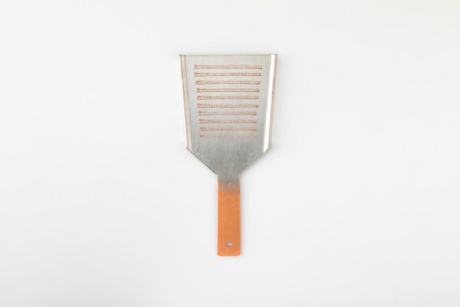 【京都 食道具竹上】 銅のおろし金 No7 （表:粗目、裏:細目）食道具竹上 おろしがね グレーター 薬味用おろし金 純銅製 銅 コンパクト わさび ショウガ 大根 日本製 キッチン用品 キッチン 雑貨 日用品 