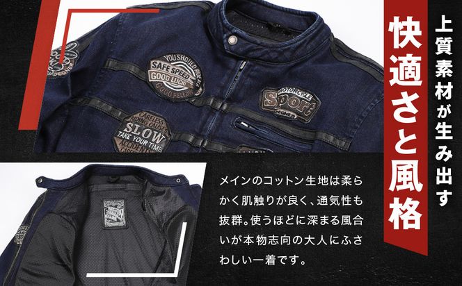 【デグナー】コットンジャケット[23SJ-6]〈ネイビー・Mサイズ〉｜京都 バイクギア 人気ブランド バイク［ 京都 バイク バイクギア 人気 おすすめ ツーリング ライダー バイカー お取り寄せ 送料無料 ふるさと納税 ］ 261009_A-JR169VC01A
