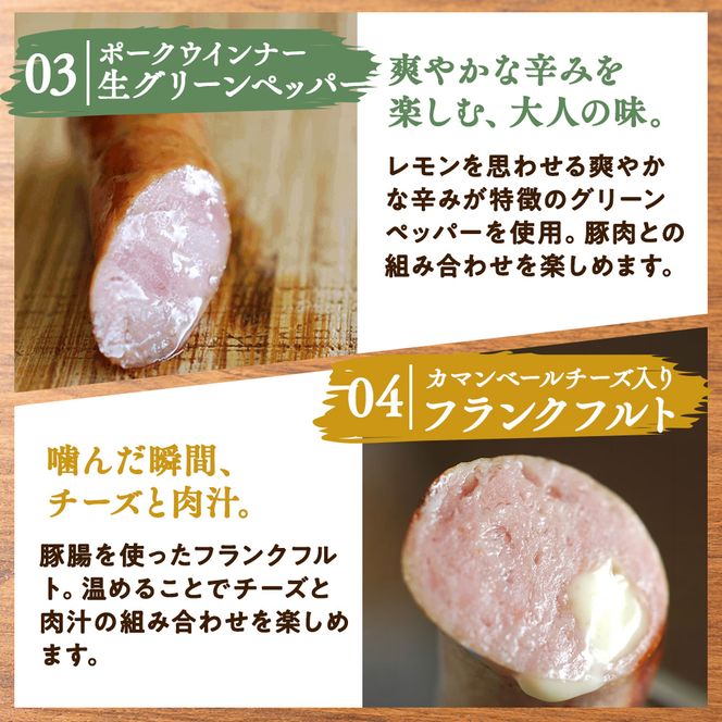 ソーセージ ハム ベーコン 8種 セット 加工肉 ギフト ウインナーウィンナー 国産