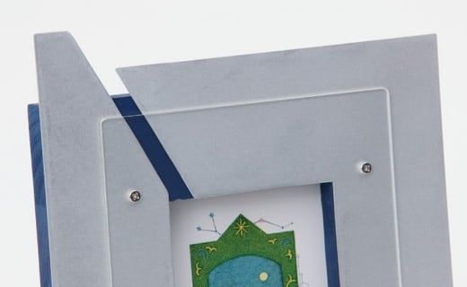 作家さんが1つ1つ製作!!｢アルミスクエア ポストカードフレーム｣ 1個【お部屋をオシャレに演出!!】N-87