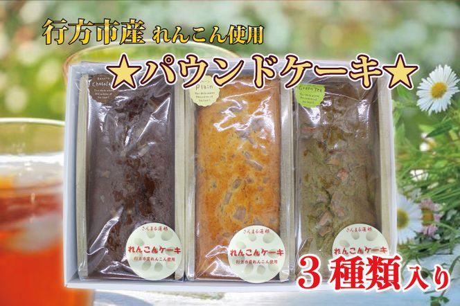 DV-1　れんこん農家青年が作る★パウンドケーキ★