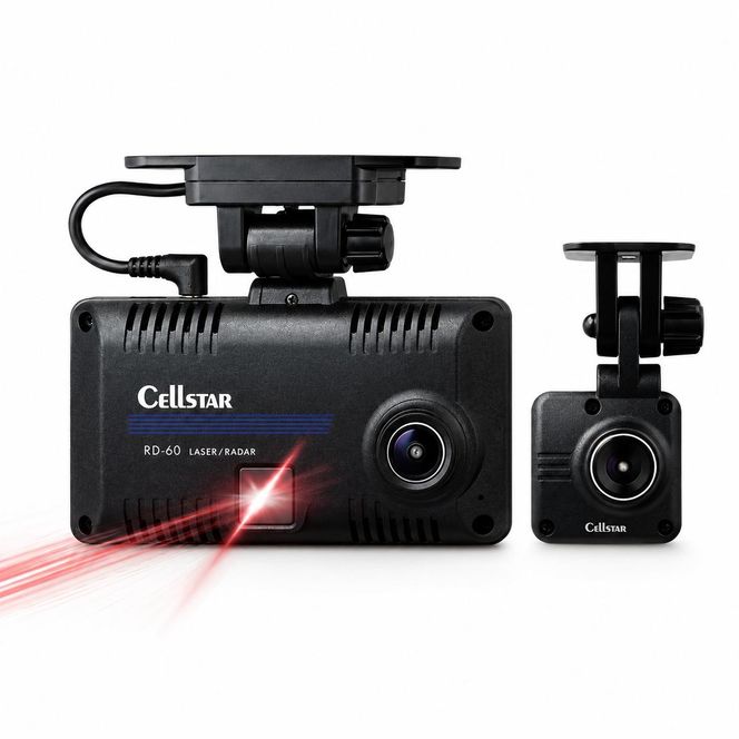 ドライブレコーダー セルスター RD-60 FullHD 200万画素 前後カメラ STARVIS IMX307 夜間 タッチパネル GPS HDR microSD 64GB レーザー取締 3年保証 ドラレコ 車載カメラ 日本製 三重県 前後録画 前方録画 国産 前後 録画時間 動画 カーカメラ 取締