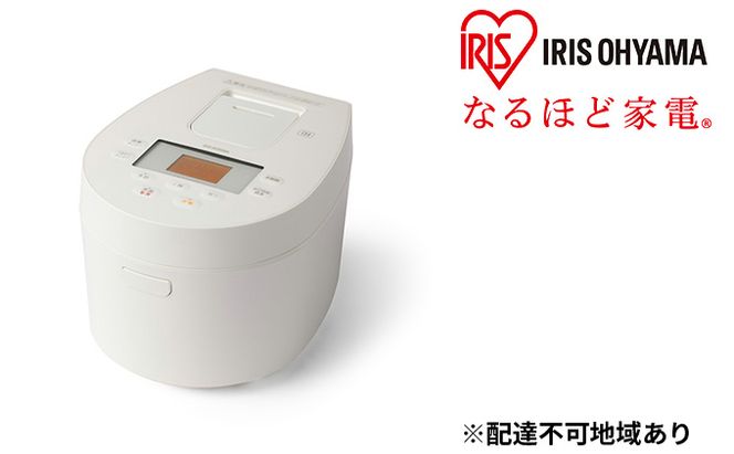 アイリスオーヤマ 炊飯器 3合 RC-IL30-W ホワイト IHジャー IH炊飯器 IH 炊飯ジャー IH炊飯ジャー 銘柄炊き 低温調理 パン ケーキ 炊飯 白米 米 早炊き 保温 新生活 調理家電 電化製品 家電 宮城 宮城県 大河原 大河原町