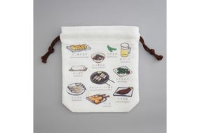 丹後ちりめん　にほんご巾着「izakaya（居酒屋）」 サイズ：約13.5cm×17.5cm 選べる 種類 ふるさと納税 雑貨 巾着 丹後ちりめん 丹後 京都　DZ00029-02