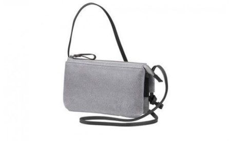 豊岡鞄　TUTUMU スエード Osanpo Wallet（S3101）ミックスグレー