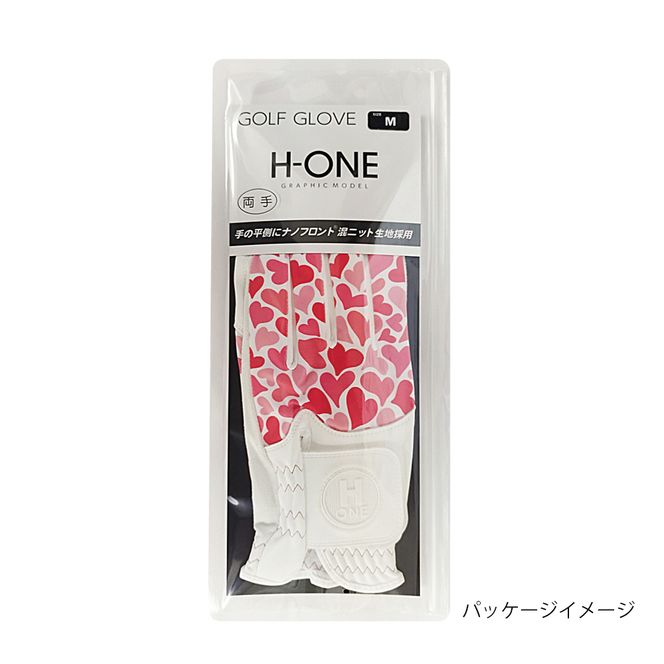 ゴルフ用手袋（レディース両手用）H-ONE Graphic (エイチ-ワン グラフィック) ゴルフグローブ ゴルフ用 レディース ハシセン UVカット 