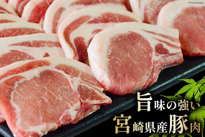 豚肉 ロース とんかつ用 300g ×6 計 1.8kg [甲斐精肉店 宮崎県 美郷町 31as0090] 冷凍 小分け 宮崎 豚 真空パック とんかつ リブロース