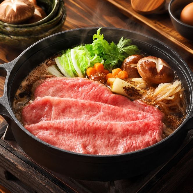 井上牧場 朝倉和牛　赤身ステーキとすきしゃぶセット ※配送不可：離島 牛肉/しゃぶしゃぶ お肉 牛肉 すき焼き 