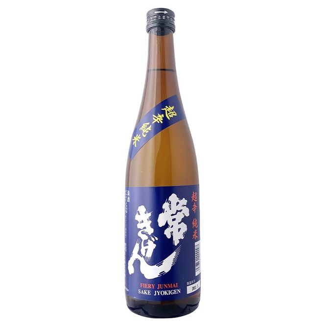 常きげん 超辛口純米酒 720ml 箱入 国産 日本酒 純米酒 超辛口 辛口 ご当地 地酒 酒 アルコール 鹿野酒造 贈り物 ギフト F6P-2967
