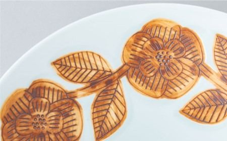 大皿 1枚 糸島市 / pebble ceramic design studio [AMC030] 皿 プレート 丸 食器 器 大皿 おしゃれ 日本 ハンドメイド