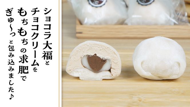 【 菓子庵たちかわ 】 キャラメル ショコラ 餅 大福 10個 ( 5個入 × 2箱 ) 手作り もちもち スイーツ チョコ チョコレート チョコクリーム もち 和菓子 菓子 お菓子 [AY018ci]