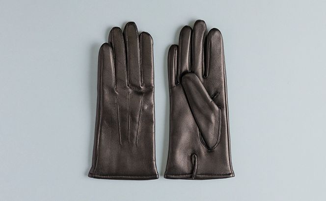 レディース イタリアンレザーグローブ ファッション 小物 イタリアンラムレザー ピケ縫い ラゲッジ 