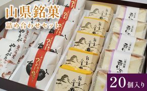 山県銘菓　詰め合わせセット　20個入り [No.376]